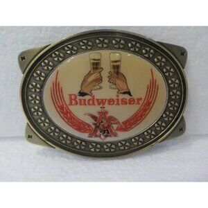 2010 Limited Edition Budweiser Beer "CHEERS" Belt Buckle Fits up to 1.5" Belt